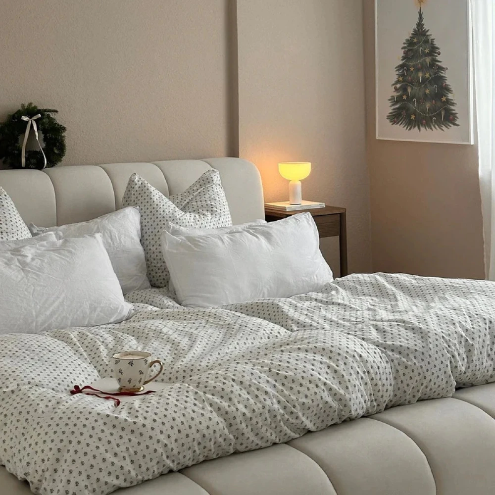 VELTO – Light Beige King Size Bubble Bed - Image 2