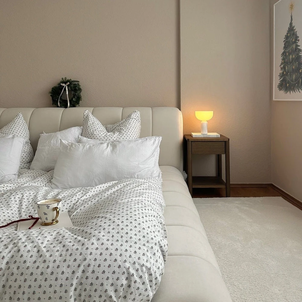 VELTO – Light Beige King Size Bubble Bed - Image 3